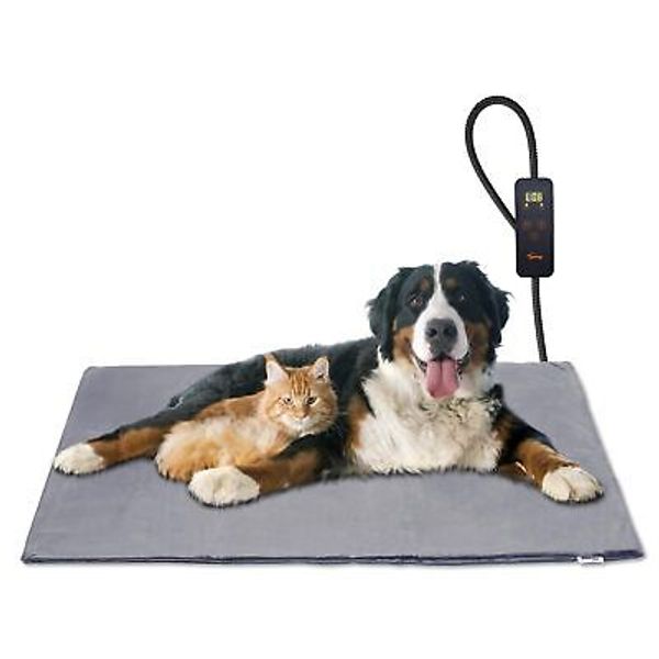 Pet Heating Pad, 6 Adjustable Temperature Dog Cat Heating Pad with Timer, Ind...