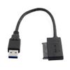 cablecc USB 3.0 to Micro SATA 7+9 16pin 1.8" 90 Degree Angle Hard Disk Driver SSD Adapter Cable 10cm