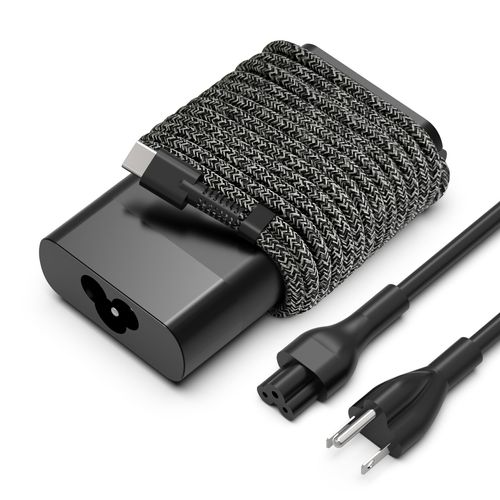 QIOUZW 2025 New 20V 65W USB C Laptop Charger Replacement for HP Spectre X360 Elitebook Envy Omnibook Chromebook Elite x2 ProBook Zbook Fast Charing Travel Type C AC Adapter Power Cord Supply