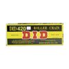 DID Chain 420 D, 120 Links (Standard), Open with Clip Lock