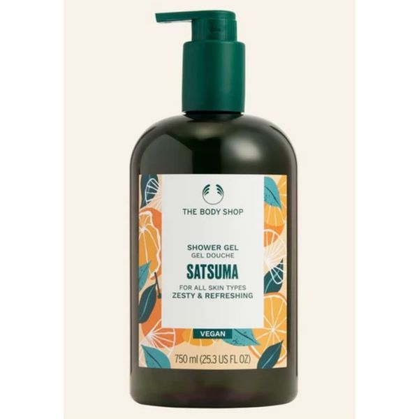 The Body Shop 46367 Mega Shower Gel, Satsuma, 25.3 Fluid Ounce