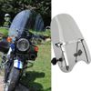 For Triumph Scrambler Thruxton 1" 7/8"Handlebar Motorcycle Windshield Windscreen