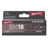 Arrow ABN1816B Brad Nails, Silver, 1 inch / 25 mm
