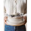 Dinnerware Sets 16 PCS, Stoneware Plates and Bowls Set, House Warming Wedding Pr