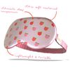 SMUG Satin Sleep Mask & Eye Mask | Deep Dream Sleep Masks for Women & Men | Soft Sleeping Eye Mask to Nourish Skin, & Reduce Dark Circles | Eye Sleep Mask to Block Out Light | Peachy