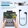 GRABOTE New 2 PCS 30CM Data Cable for Air 2 Remote Control/Pocket 2/Osmo Pocket Camera- Type-C for USB-C/Android
