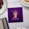 Shopagift I'd Rather Be Gardeing Flowers 2 Pack Coasters Gift - 9cm x 9cm