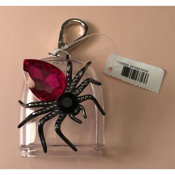 Bath & Body Works Gem Spider Halloween 2023 Pocketbac Hand Sanitizer Holder