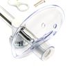 Shower Head & Slide Riser Rail Bracket Kit Chrome Finish Adjustable Set with Soap Dish