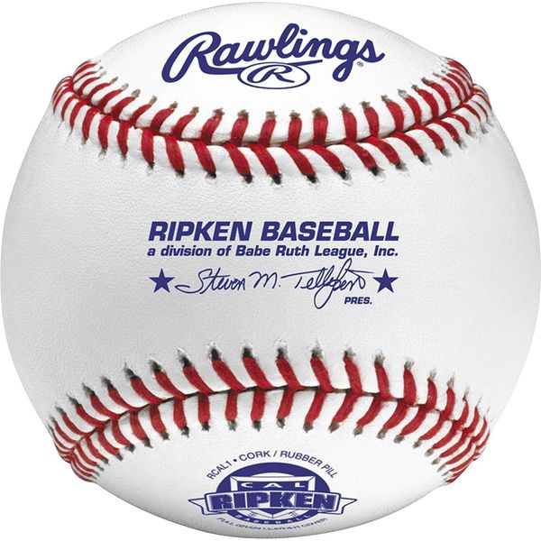 Rawlings Cal Ripken Competition Grade Youth Baseballs, Box of 12 Balls, RCAL1