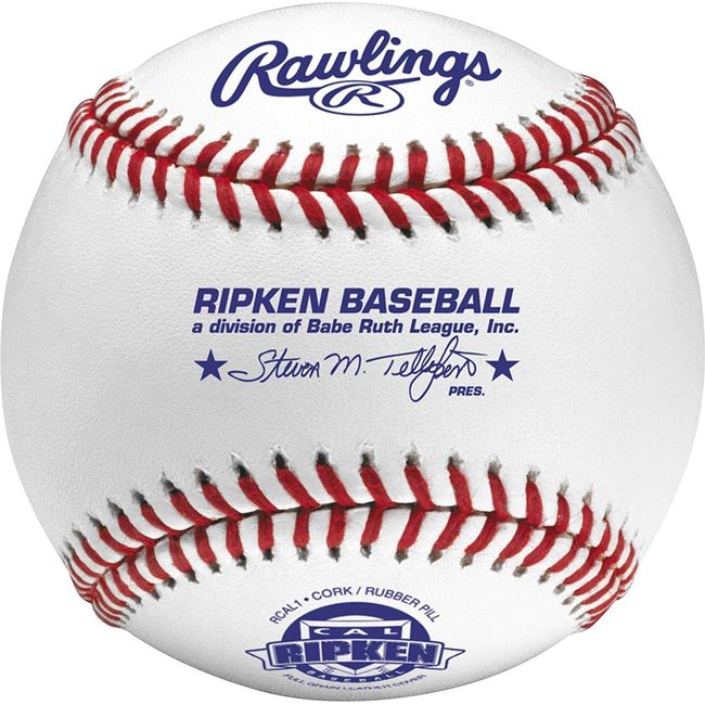 Rawlings Cal Ripken Competition Grade Youth Baseballs, Box of 12 Balls, RCAL1