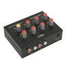 Cuifati 7 Band Car Audio Equalizer, Output Input, 12dB High Bass Setting, Dual Channel, 3.5mm Interface, Digital Audio Processor Equalizer for