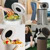Charcoal Filter Replacements Kitchen Compost Bin Round 6.7" 0.4" Thick 10 Pack