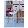 BPIL stack-able light weight Stool White smart design stool 46 x 43 cm