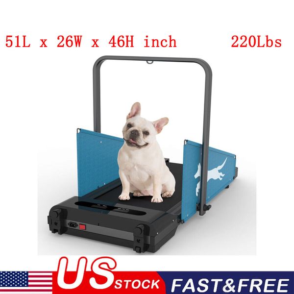 2.5 Hp Foldable 2 In 1 Dog Treadmill With Shock-absorbing Anti-slip Running Belt