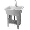 Freestanding Plastic Utility Sink Laundry sink Size:31.5*22.0