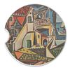 Mediterranean Landscape by Pablo Picasso Sandstone Car Coaster - Single