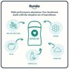 Humble Brands All Natural Aluminum Free Deodorant Stick for Women and Men, Lasts All Day, Safe, and Certified Cruelty Free, Patchouli and Copal, Pack of 1