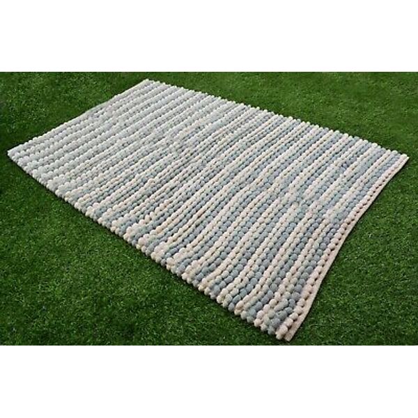 3X4.5 Ft. New Home Decor Carpet Wool Runner Indian Dari Area Door Mat Woven Rugs