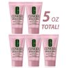 Clinique All About Clean Rinse Off Foaming Cleanser -  1 oz Each - 5 PACK!