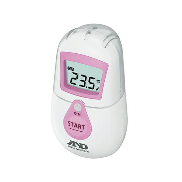 A&amp;D Non-contact Thermometer Dekopitto Pink 1 pc