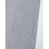 Edwin Hickory Apron, 2 Stage Adjustable Back Button, H-Shape, Both Side Pockets with Pen Holder, Navy, L, navy
