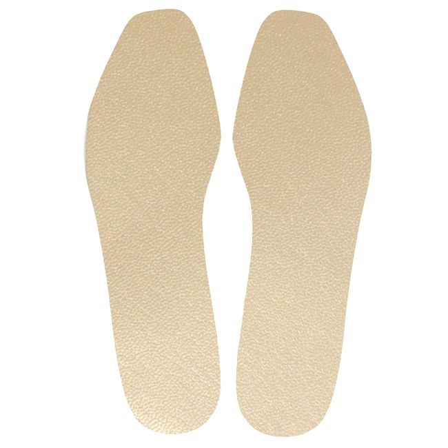 Women's Thin Genuine Leather Goat Leather Insole, Ultra Thin, Insole, Matt Gold, For Women (Adjusting Leather Shoes, Repair, Maintenance)