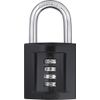 ABUS 158/50 C 50mm Body Zinc Front 4-Dial Resettable Combination Padlock