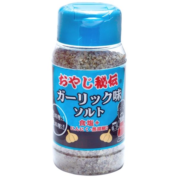 Food Label Oyaji Secret Garlic Flavor Salt, 4.9 oz (140 g) x 2 Bottles