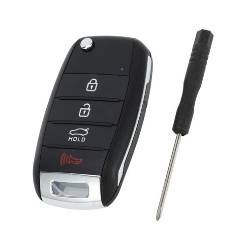 X AUTOHAUX Key Shell Case Keyless Entry Remote Key Fob Replacement Case for Kia Sorento 2013-2015 for Kia Optima 2014-2015 4 Buttons