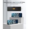 16-inch Digital Wall Clock with Remote Control, Large Display Digital Clock w...