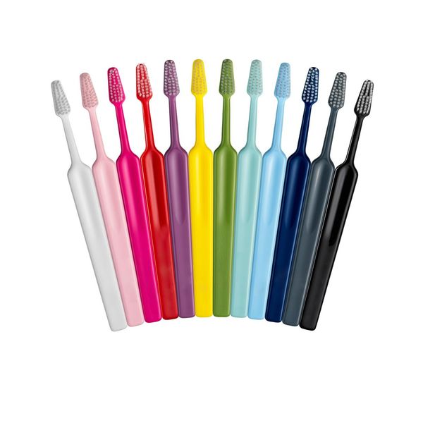TePe Select Compact mittel Zahnbürste, 5er Pack (5x 1 Stück, Bunt)