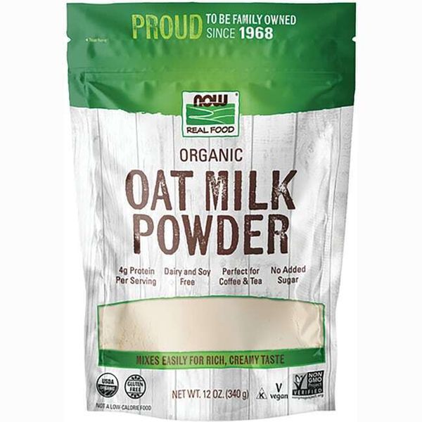 NOW Foods Organic Oat Milk Powder 12 oz Pwdr