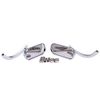 Chrome Motorcycle Mini Oval Mirrors For Harley Davidson Electra Glide Softail US