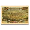 Phoenix Arizona 1885 Historic Panoramic Town Map - 16x24