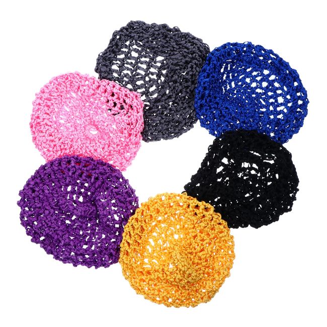 Beavorty 6pcs Mesh Hair Net Hat for Women Stretch Headbands for Women Hair Bands for Women's Hair Sleep Head Wrap Sleeping Snood Night Cap Hat for Woman Women Sleep Cap Sleep Hat