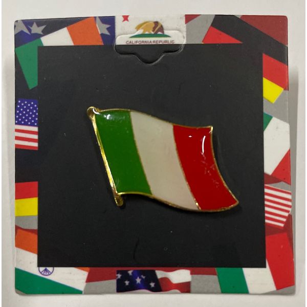 Italy Flag Single Lapel Pin