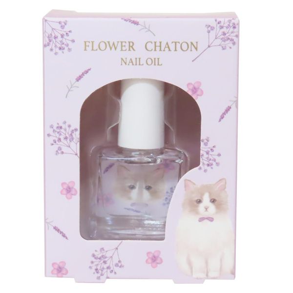 Flower Chaton Cosmetics, Nail Oil, Ragdoll, Cat, Coolia, Nail Care, Nails, Moisturizing, Cute, Goods, Mail Order Available, Cinema Collection