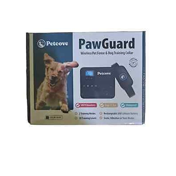 PETCOVE PawGuard Wireless Pet Fence & Dog Training Collar