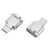 Cablecc 2pcs USB 2.0 Type C USB-C to Micro SD SDXC TF Card Reader Adapter for Macbook & Cell Phone