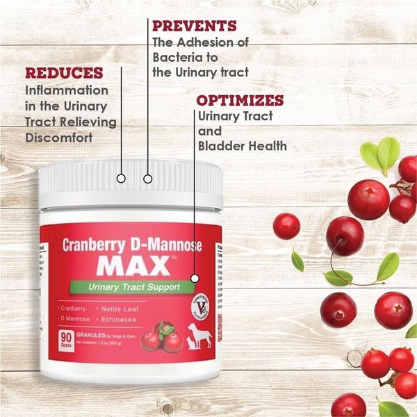 Cranberry D-Mannose MAX Urinary Tract Support - GRANULES (90 Doses)