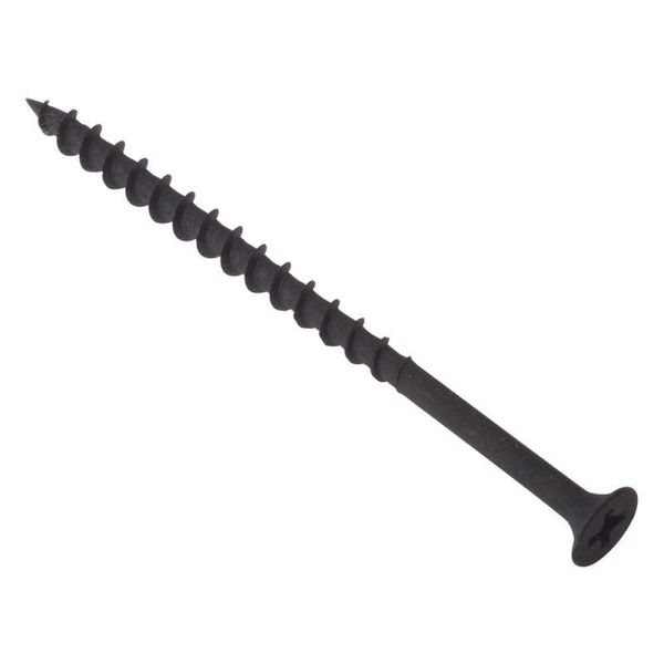 ForgeFix Drywall Screws Coarse Thread | 4.2 x 100mm | Black Phosphate | Box 100