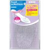 COLUMBUS Foot Solutions Clear Glitter Toe Clean Protector 0.6mm One Size Fits Most, Anti Slip