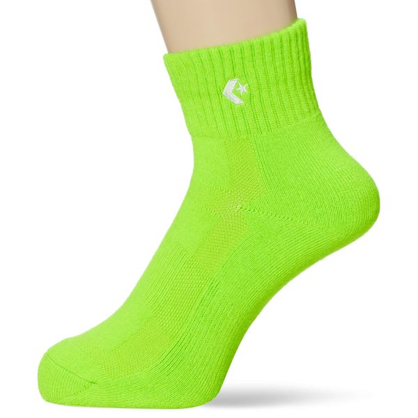 Converse CB161003 Basketball Socks, Game/Practice Socks, Color Ankle Socks - New ankle length lime