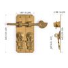 Hardware Philosophy Round Corner Brass Cabinet Backplate Strips Pull Hardware 4.1"