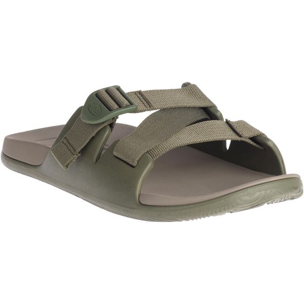 Chaco Men's CHILLOS Slide Sandal, Fossil, 11