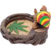 Fujima 5.7in Jamaican Chilling on Stump Ashtray