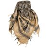 MFH PLO Halstuch mit Fransen Shemagh (Sand/Schwarz/115x110 cm)