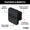 1-1/4" Rubber Hitch Tube Cover