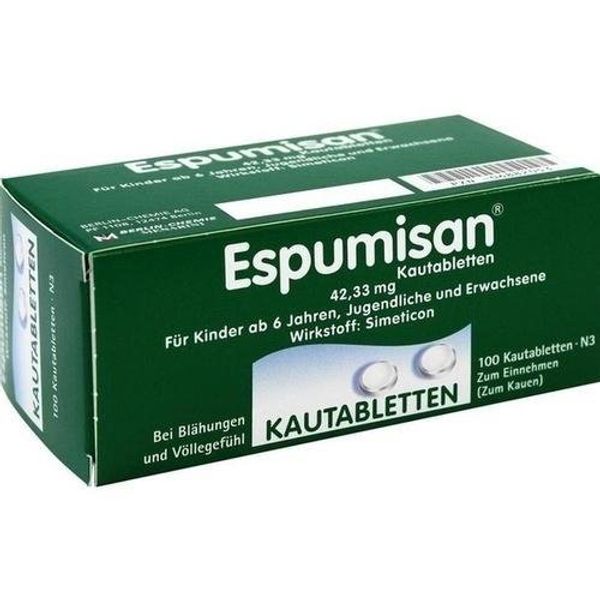 Espumisan Tablets, Pack of 100 Chewable Tablets (Pack: 6882053